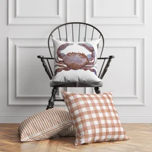 CRAB LOVE PILLOW IN UMBER