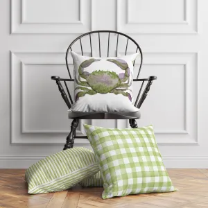CRAB LOVE PILLOW IN VERDANT