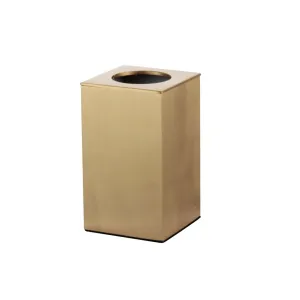 Cubic Toothbrush Holder - Free Standing - 4" Brass/Satin Brass