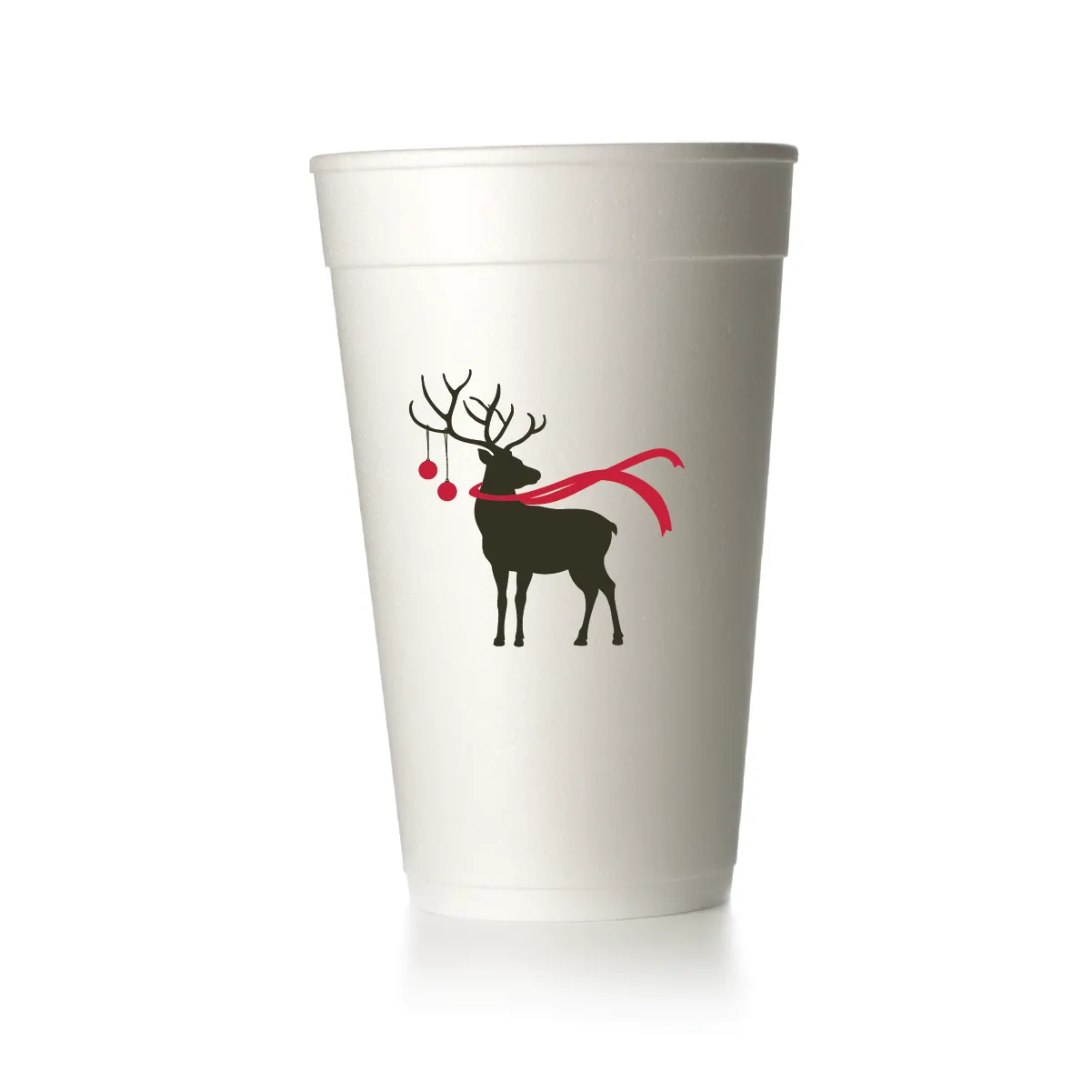 Deer Wearing a Scarf Cups