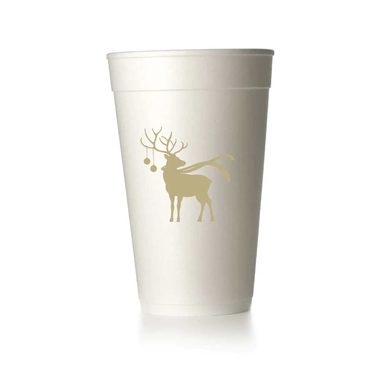 Deer Wearing a Scarf Cups