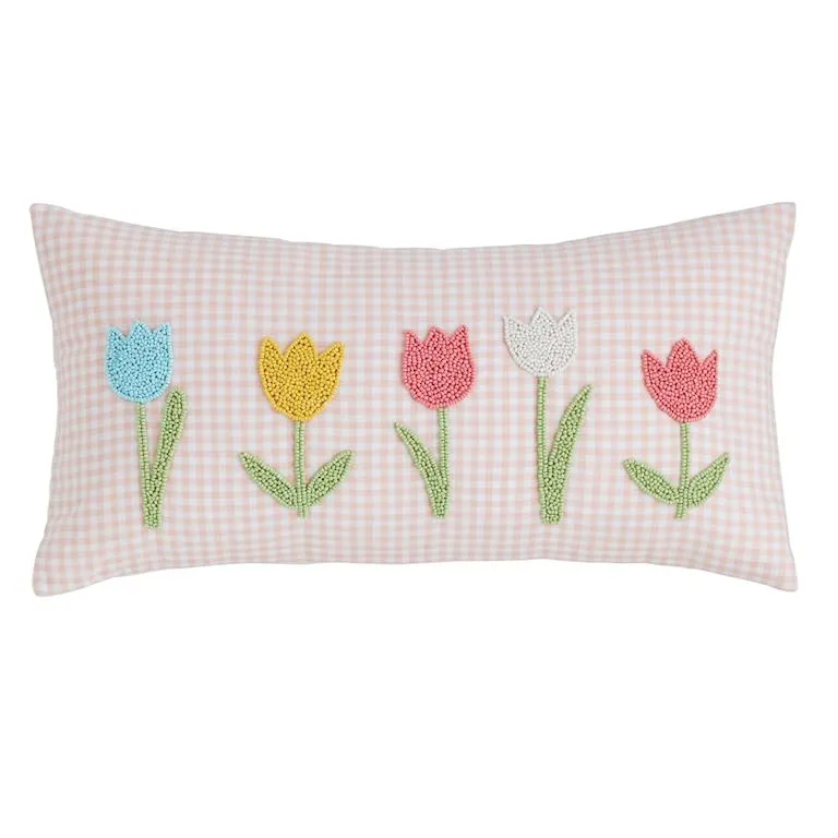 Easter Beaded Pillow