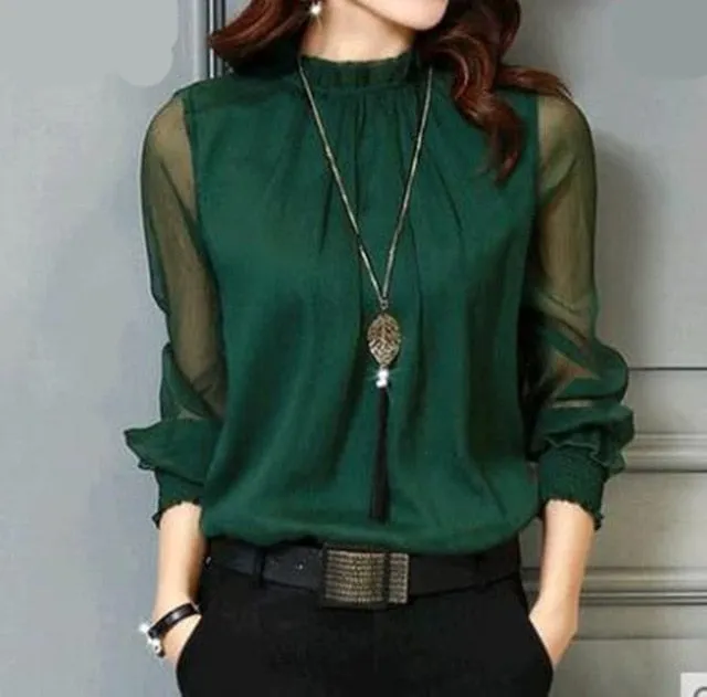 ELEGANT CHIFFON BLOUSE