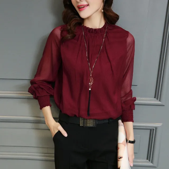 ELEGANT CHIFFON BLOUSE