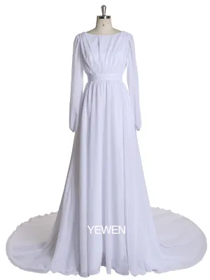 Elegant Long Sleeve Party Dress Backless Cocktail Evening Dress Photography Dress YD211106