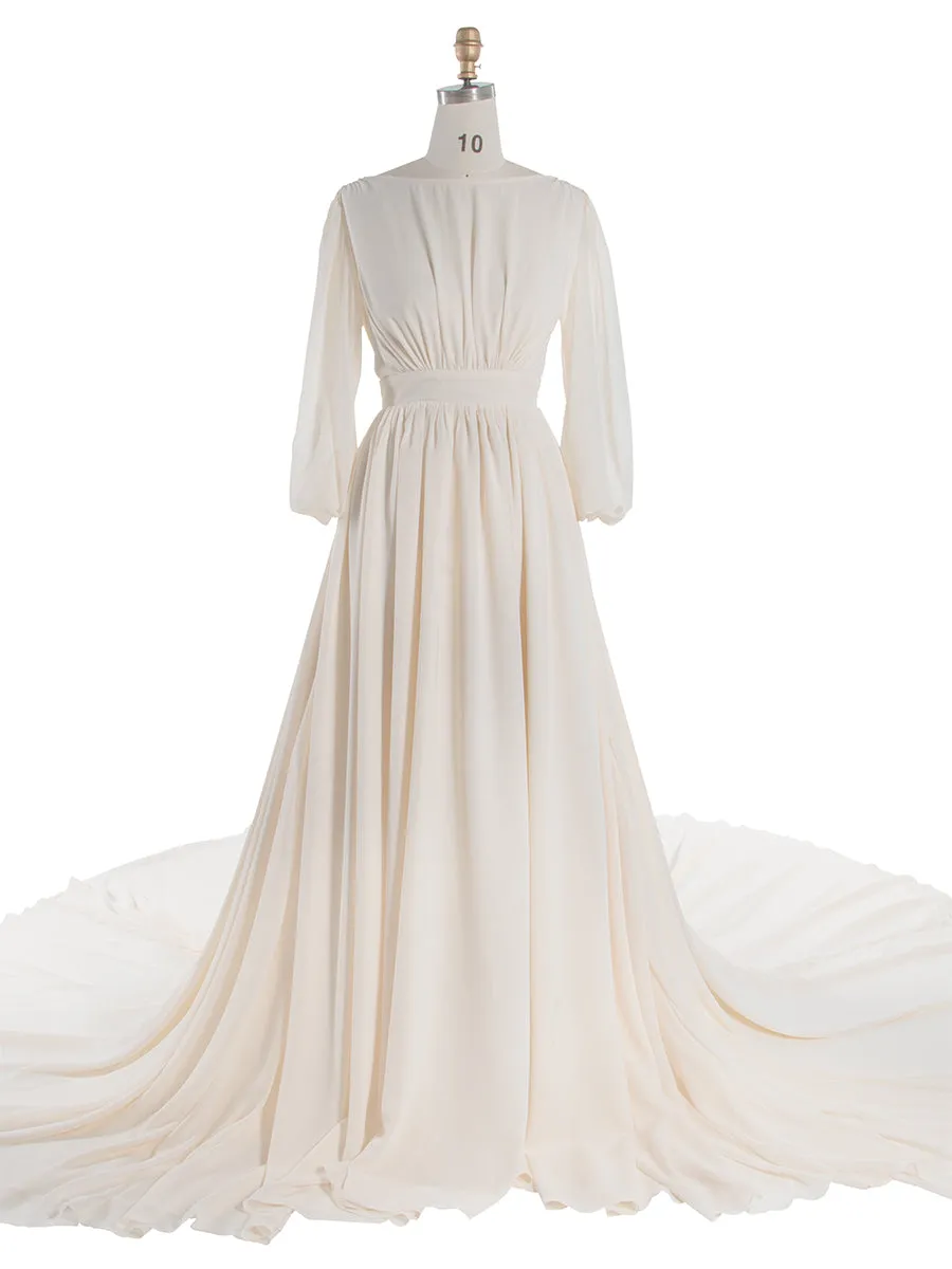 Elegant Long Sleeve Party Dress Backless Cocktail Evening Dress Photography Dress YD211106