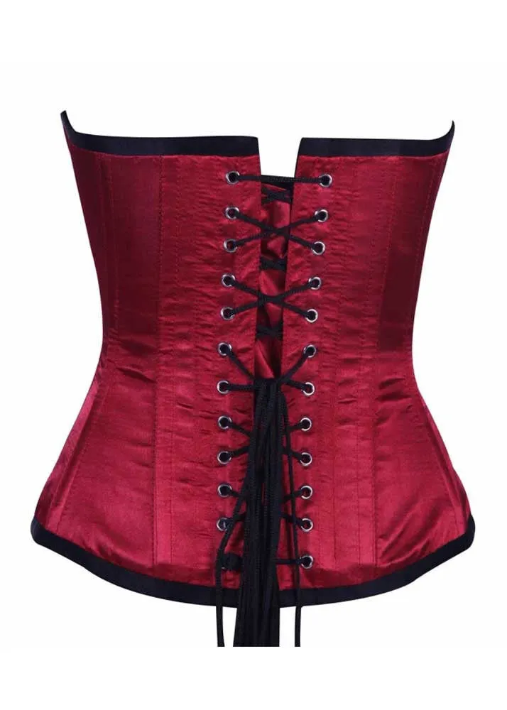 ELEGANT MAROON SATIN