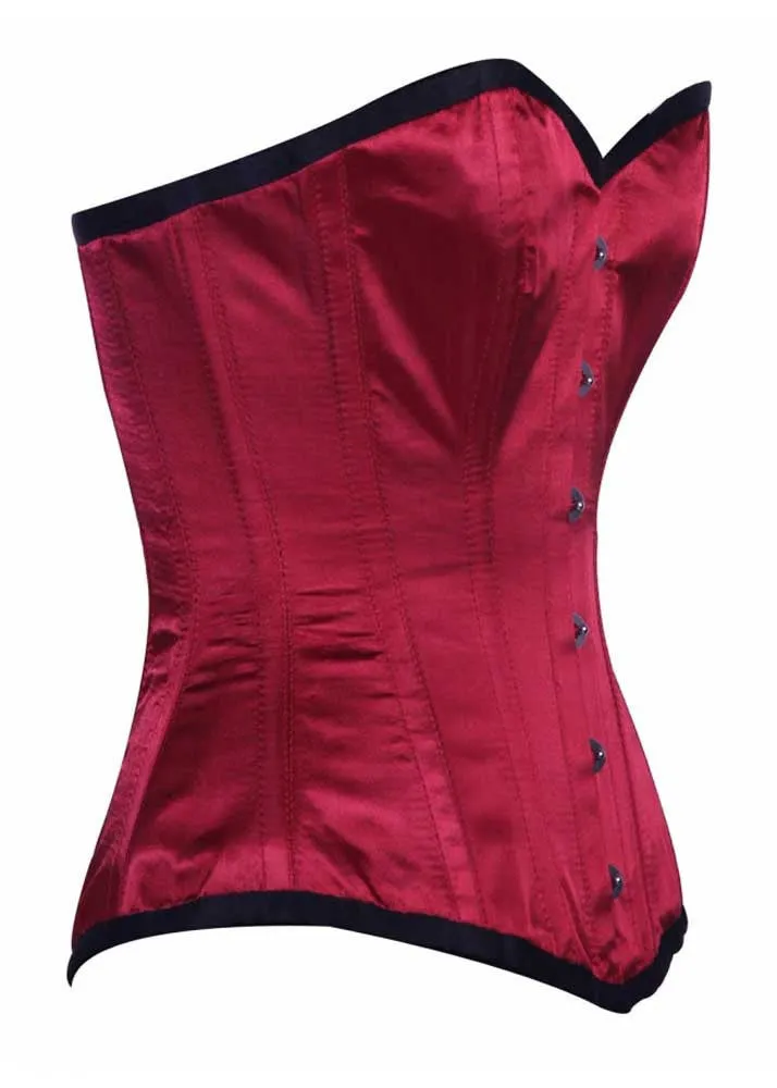 ELEGANT MAROON SATIN