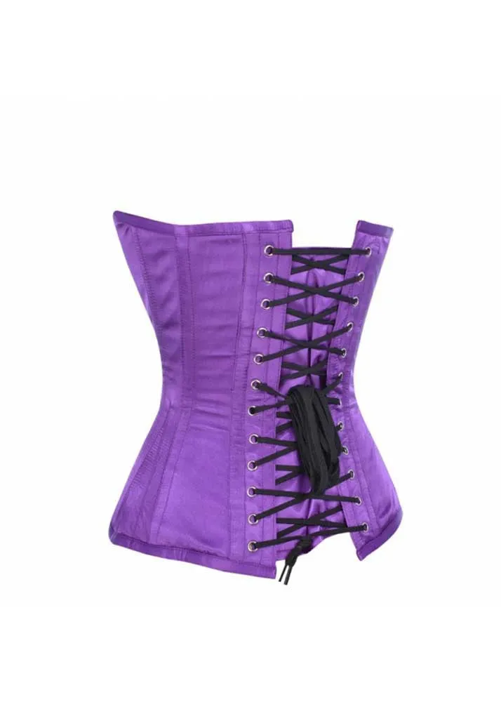 ELEGANT PURPLE SATIN