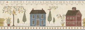 Ellen Stouffer Country  DC5023B Wallpaper Border