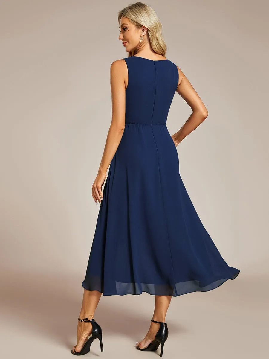 Esme sleeveless mother of bride/groom dress