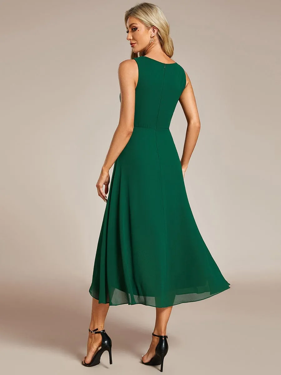 Esme sleeveless mother of bride/groom dress
