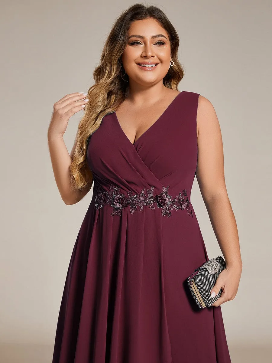 Esme sleeveless mother of bride/groom dress