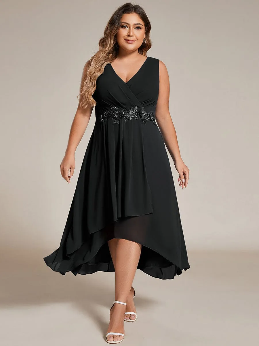 Esme sleeveless mother of bride/groom dress