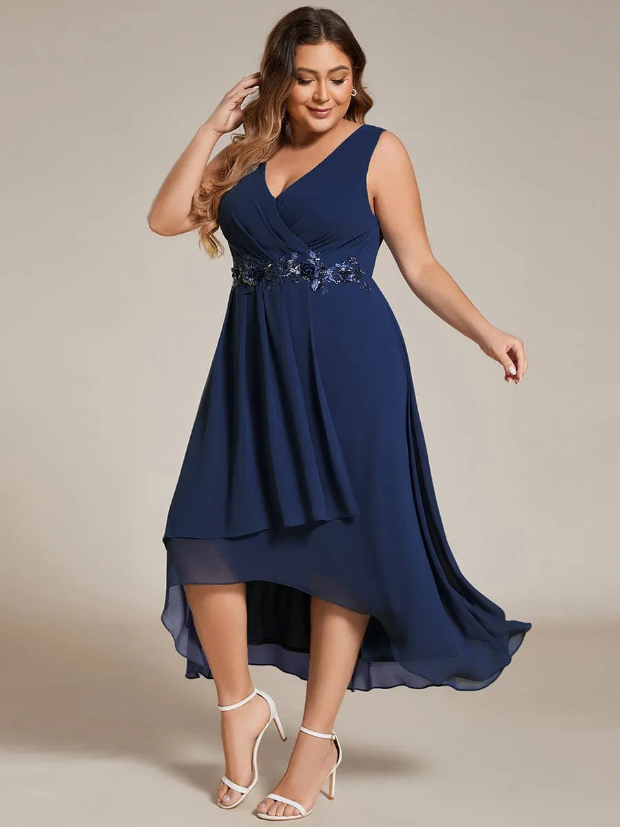 Esme sleeveless mother of bride/groom dress
