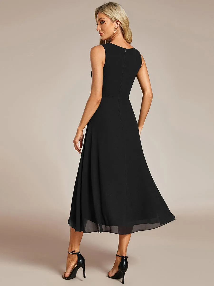 Esme sleeveless mother of bride/groom dress