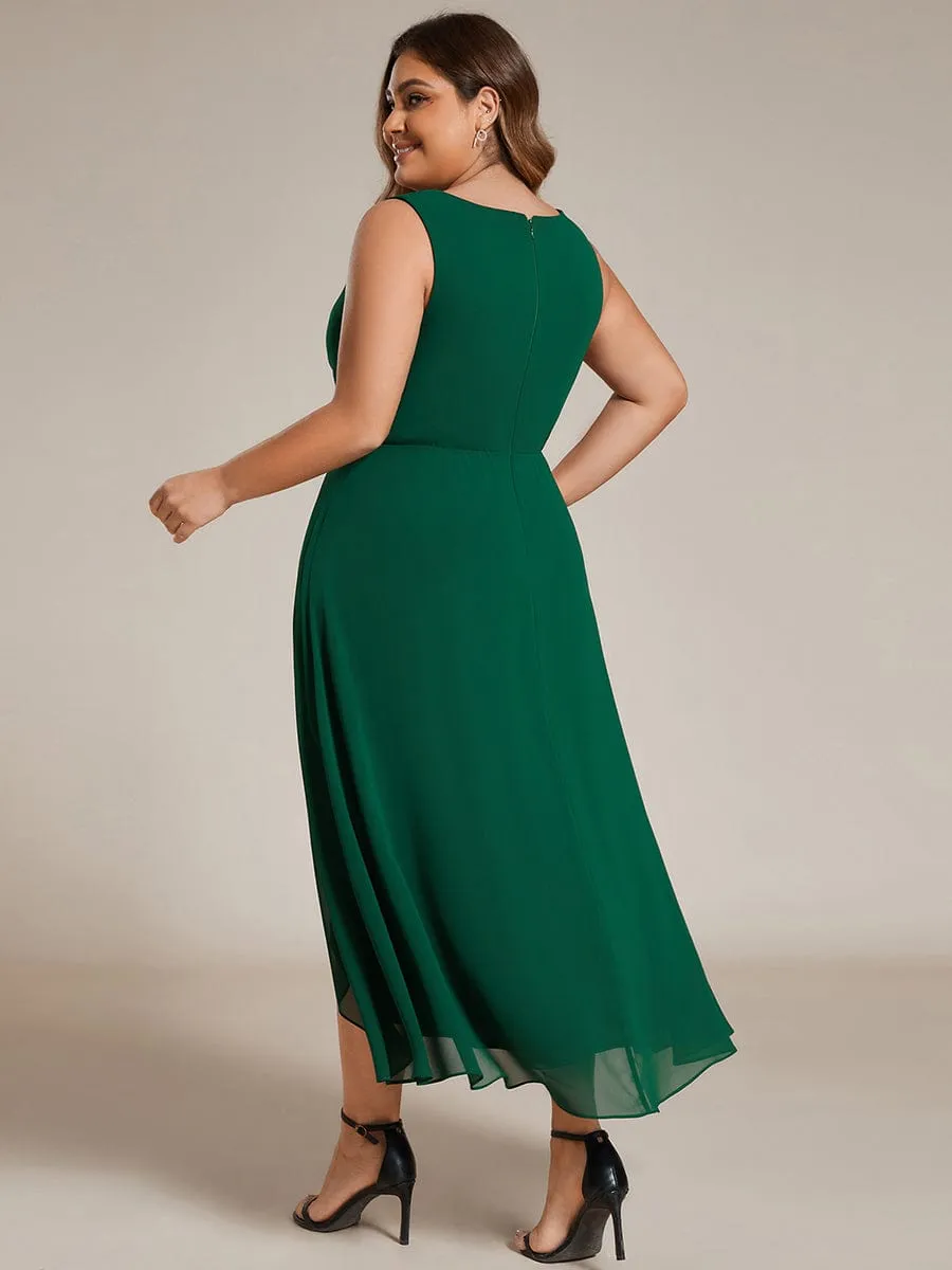 Esme sleeveless mother of bride/groom dress