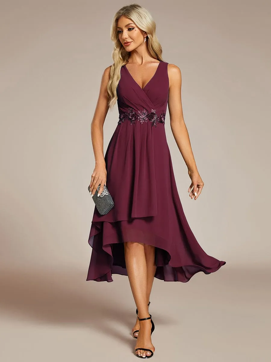 Esme sleeveless mother of bride/groom dress