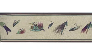 Fish hooker HU6227 Wallpaper Border