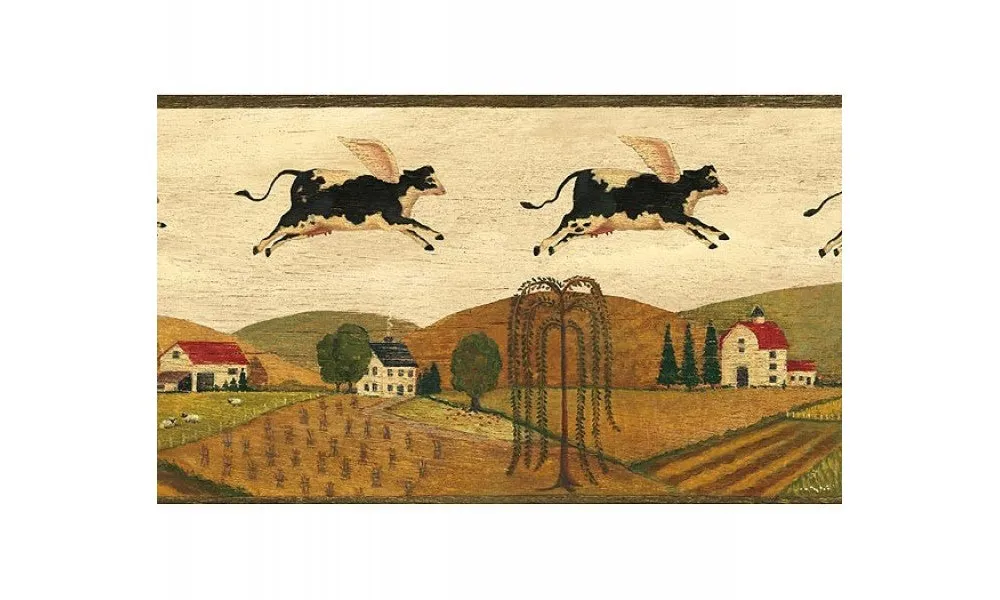 Flying Cows GG54111 Wallpaper Border