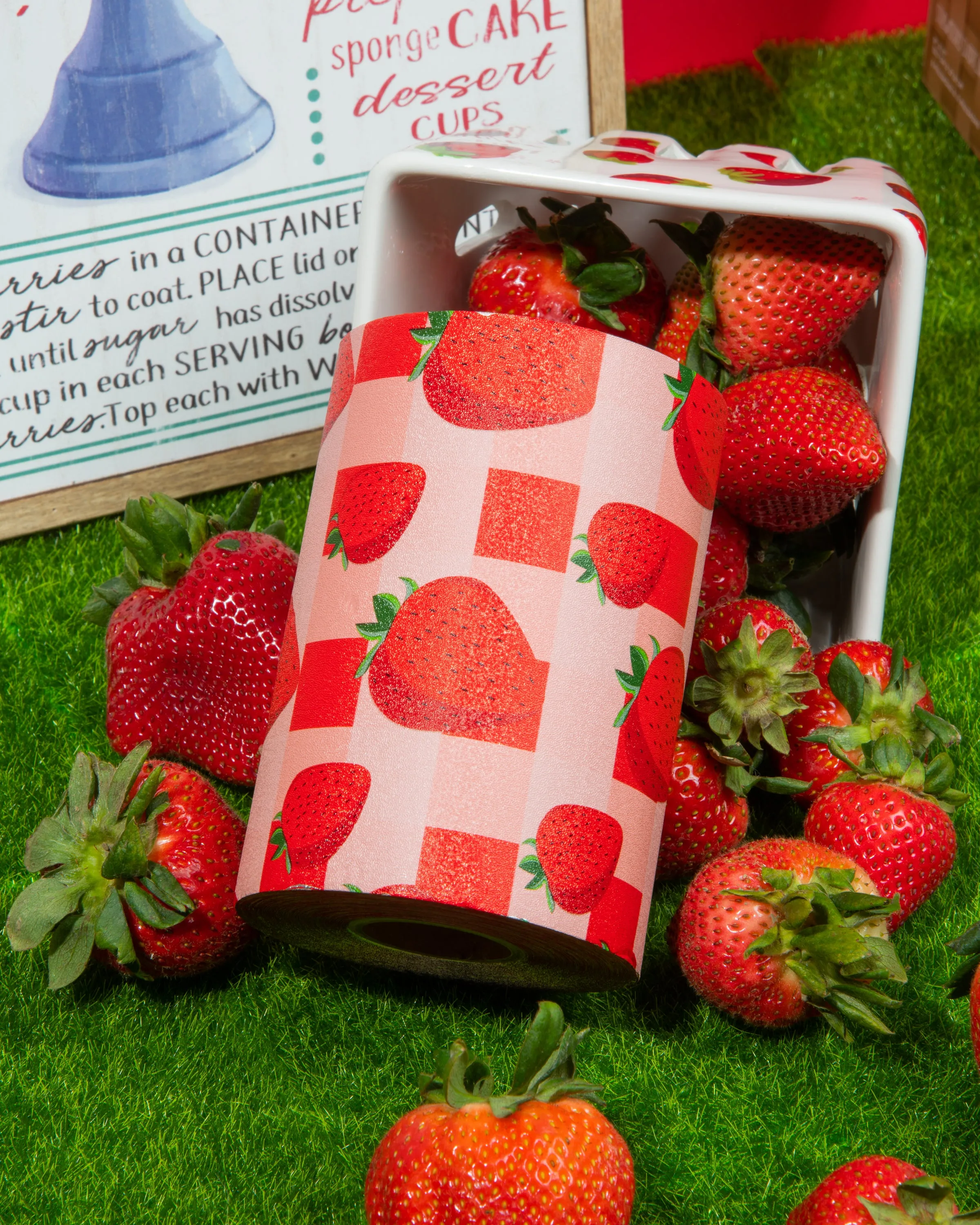 Framar Strawberry Shortcake Embossed Roll Foil 97.5m (320ft)