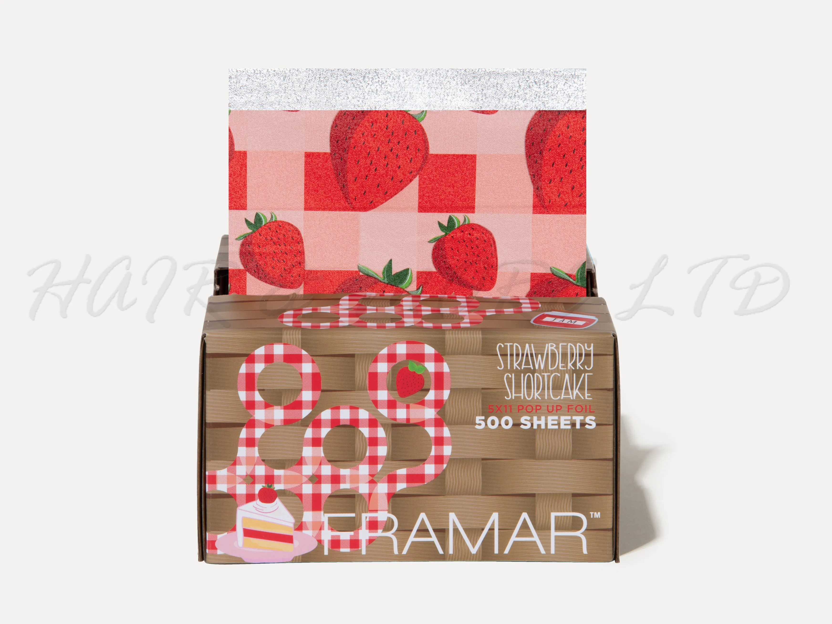 Framar Strawberry Shortcake Pop Up Foil (500ct) 127 x 280mm (5x11) (12pc CARTON)
