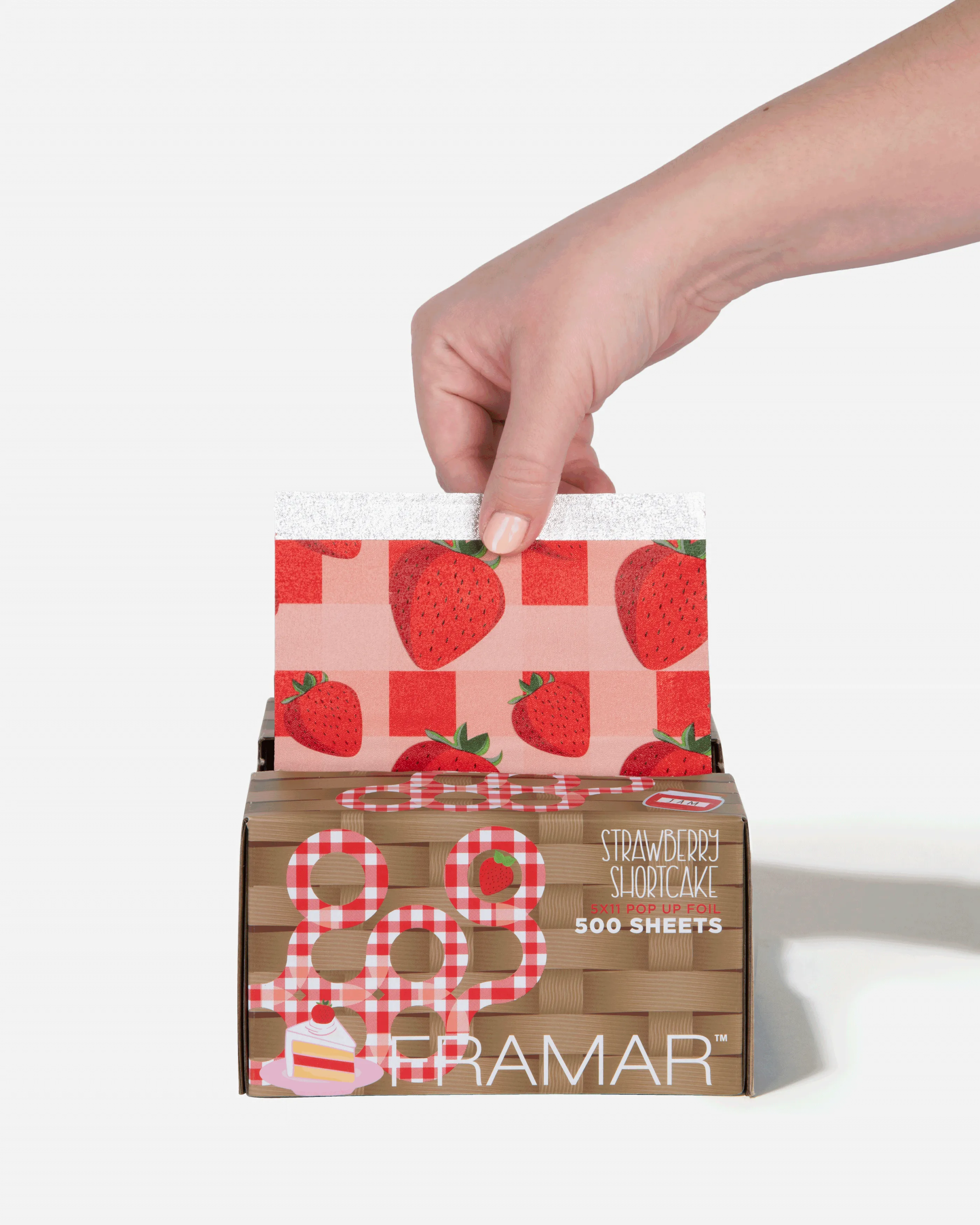 Framar Strawberry Shortcake Pop Up Foil (500ct) 127 x 280mm (5x11)