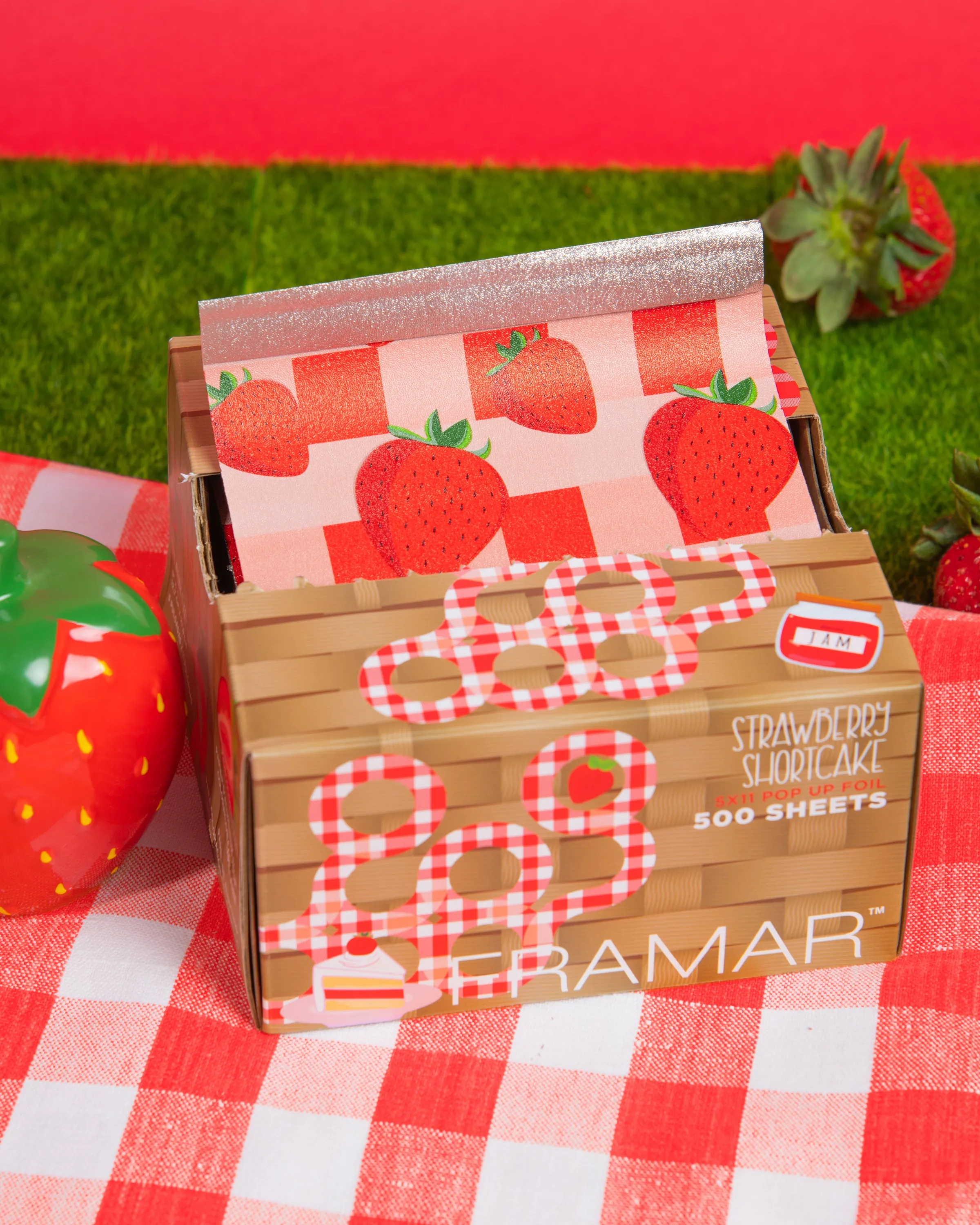Framar Strawberry Shortcake Pop Up Foil (500ct) 127 x 280mm (5x11)