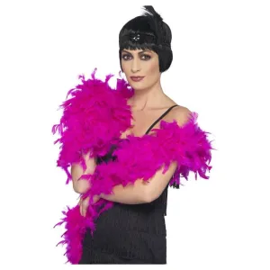 Fuchsia Deluxe Feather Boa