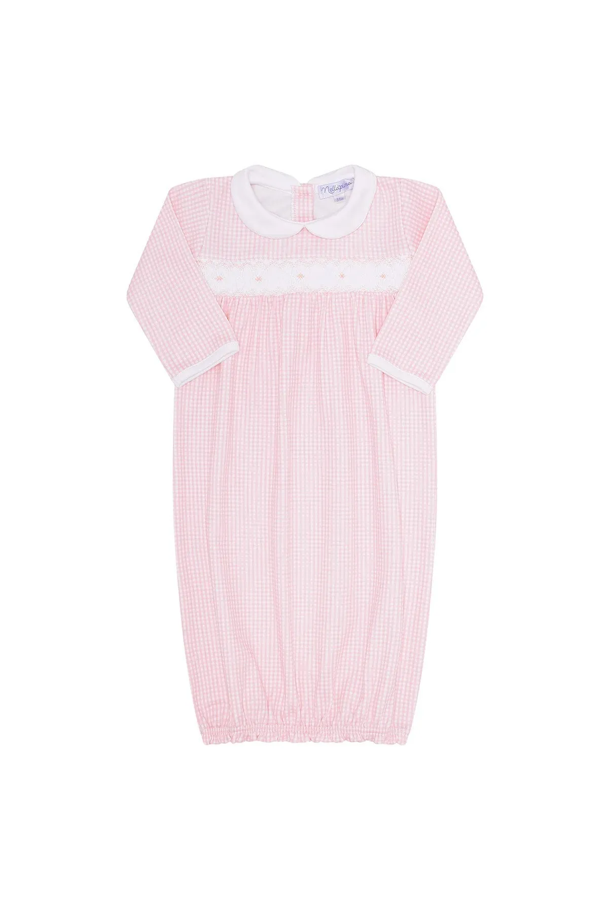 Gingham Baby Gown