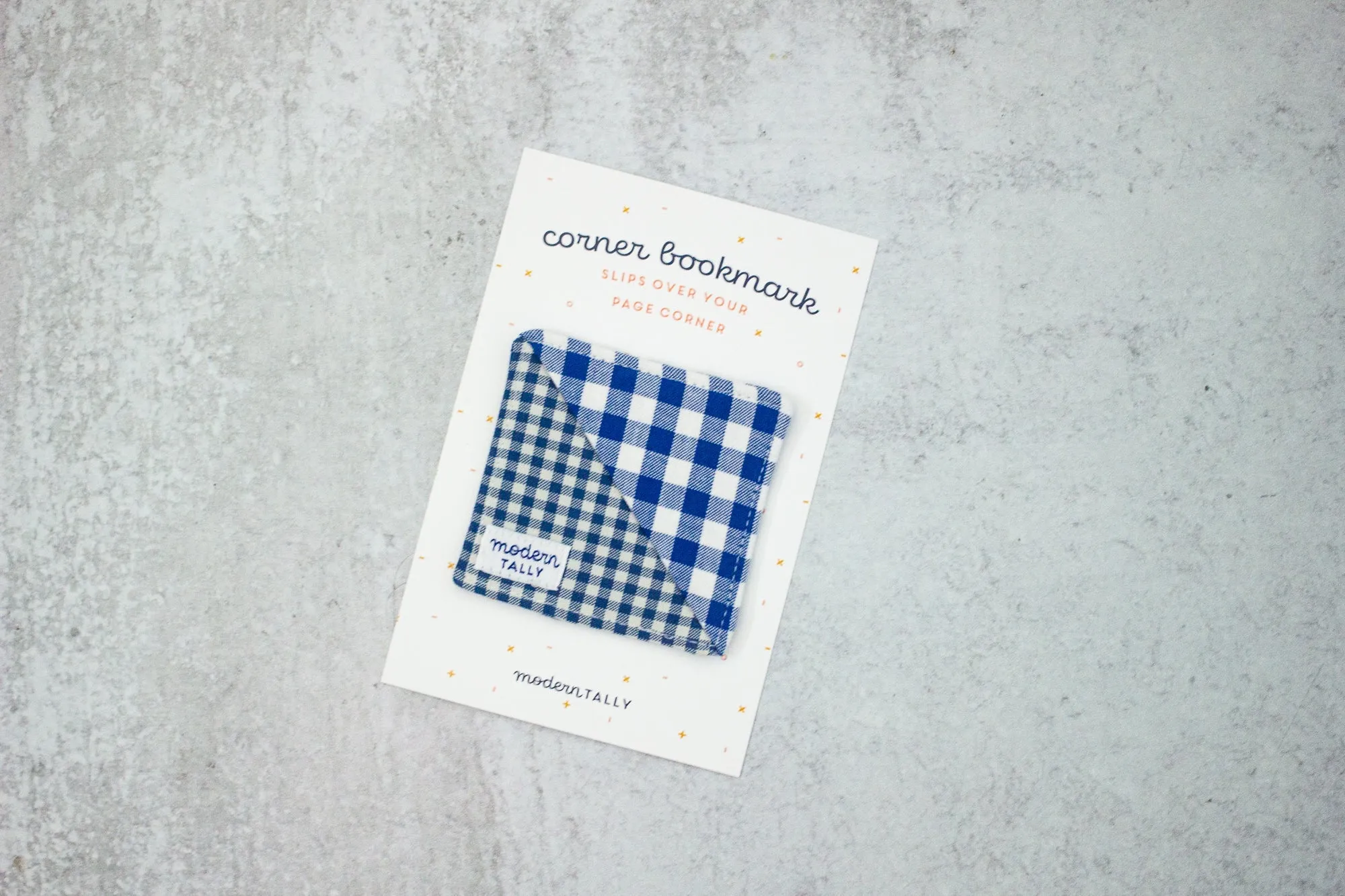 Gingham Corner Bookmark
