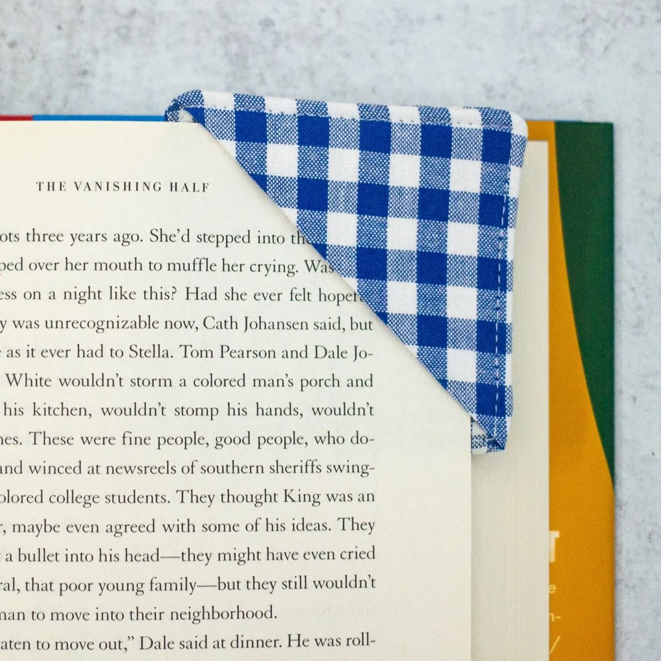 Gingham Corner Bookmark