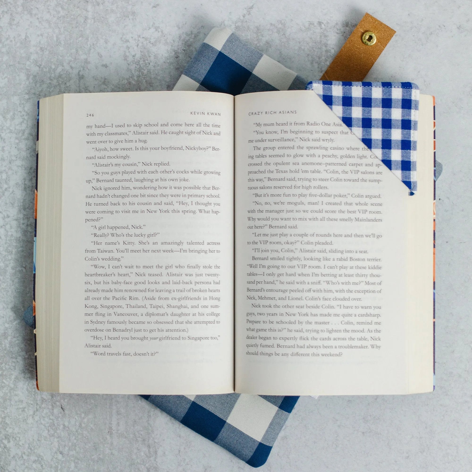 Gingham Corner Bookmark