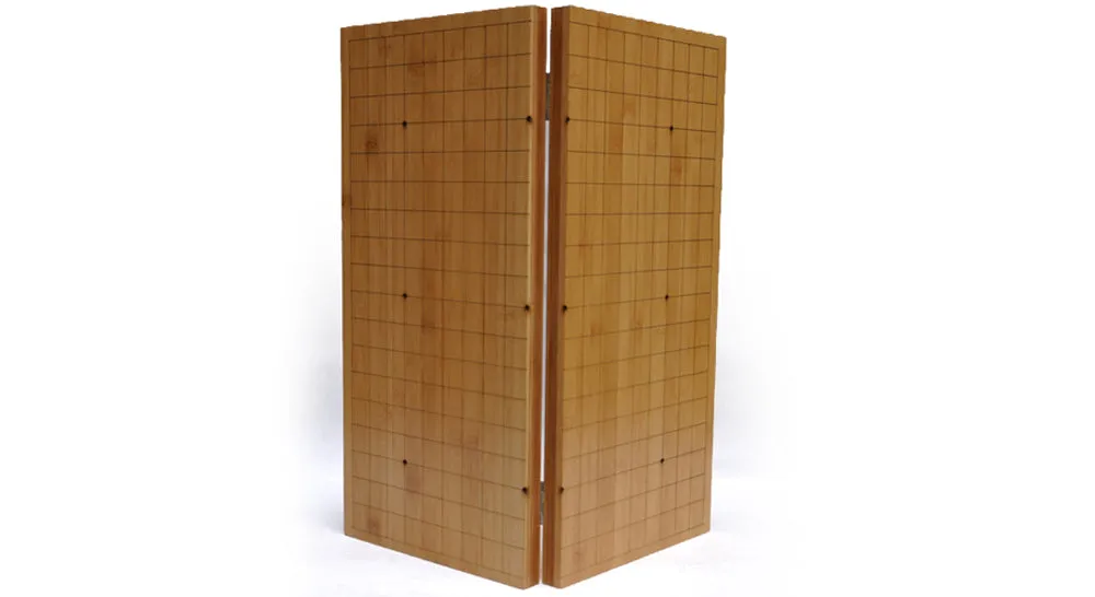 Go Set with Bamboo Bowls & Folding Game Board