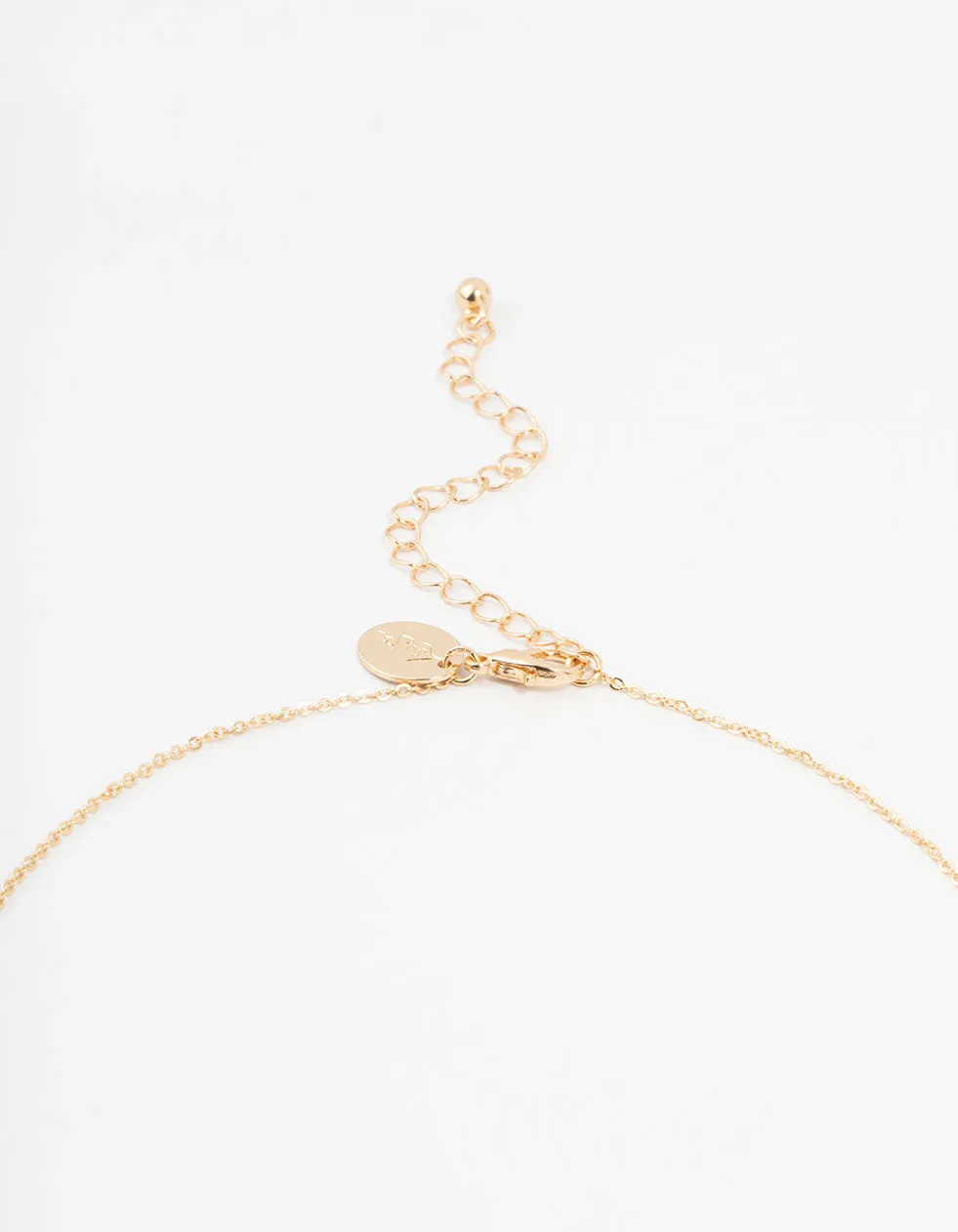 Gold Enamel Donut Necklace & Earrings Set