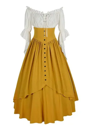 Gothic Elegant Ruffle Lolita Victorian Skirt 3 Colors