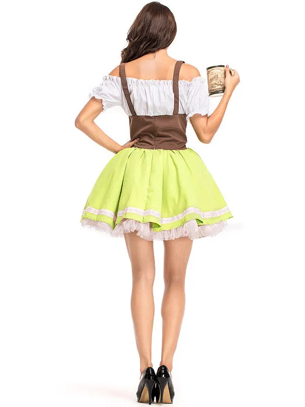 Grass Green Bavarian National Traditional Costume