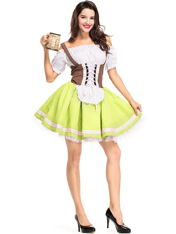 Grass Green Bavarian National Traditional Costume