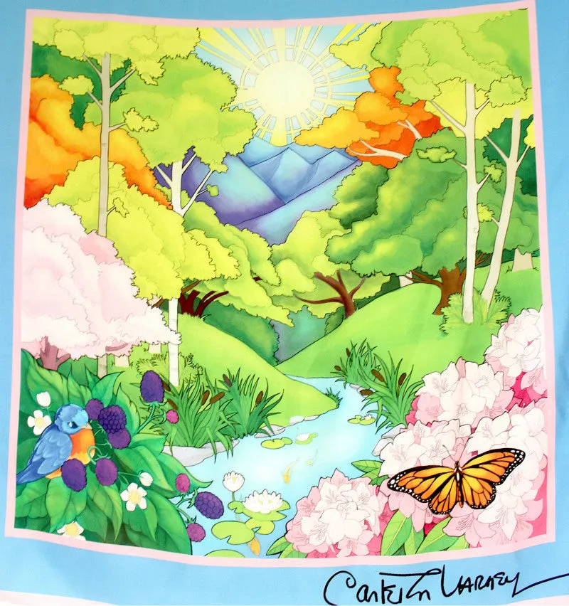 Greenbrier Valley Silk Scarf