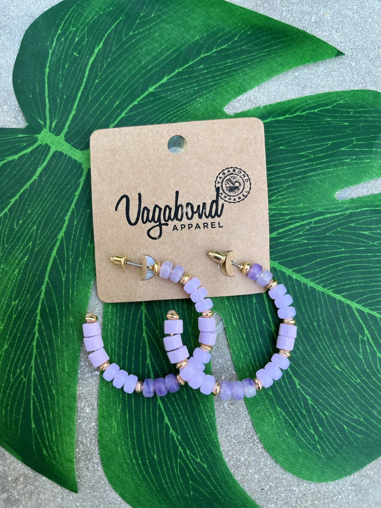 GSA Bead Multi Hoop Earring