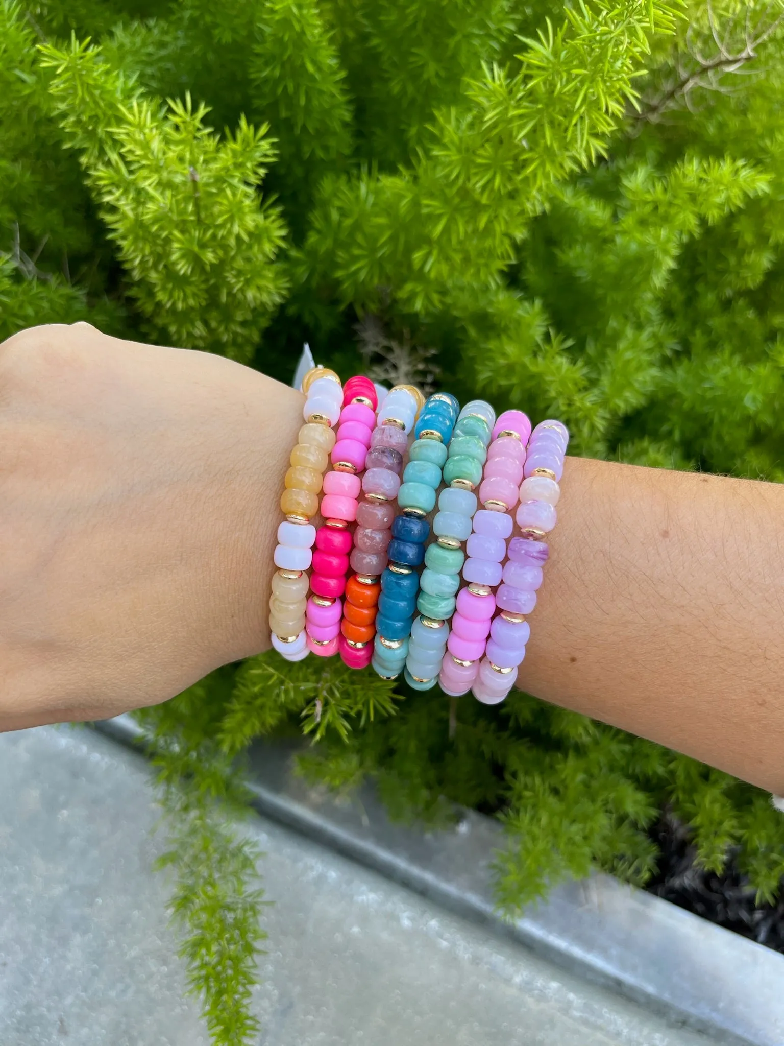 GSA Stone Beaded Bracelet