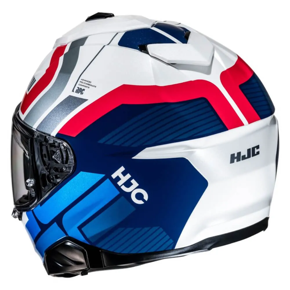 HJC i71 Helmet Viz MC21 White / Red / Blue