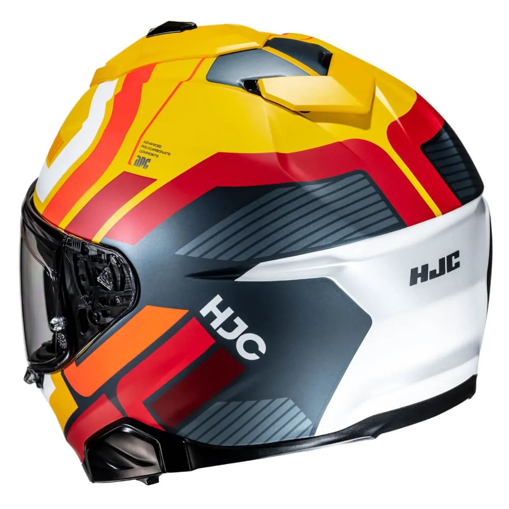 HJC i71 Helmet Viz MC3SF Yellow