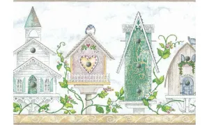 House Heart Chruch PA8076 Wallpaper Border