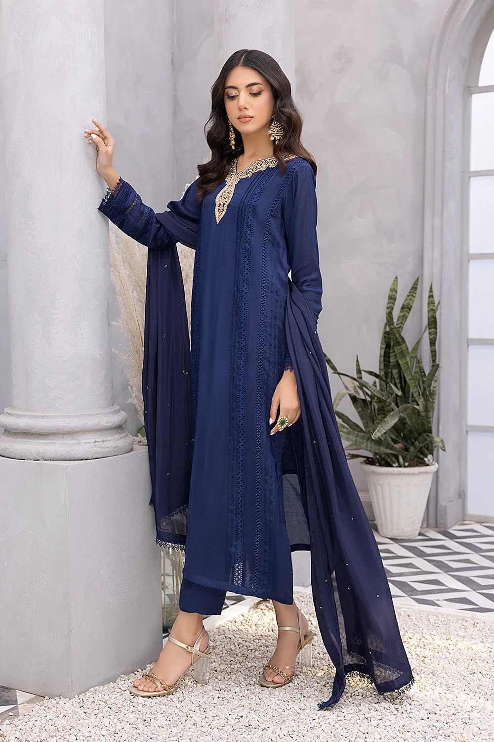 Ice Wave |  Azure Ensembles Chiffon 3PCS 2023