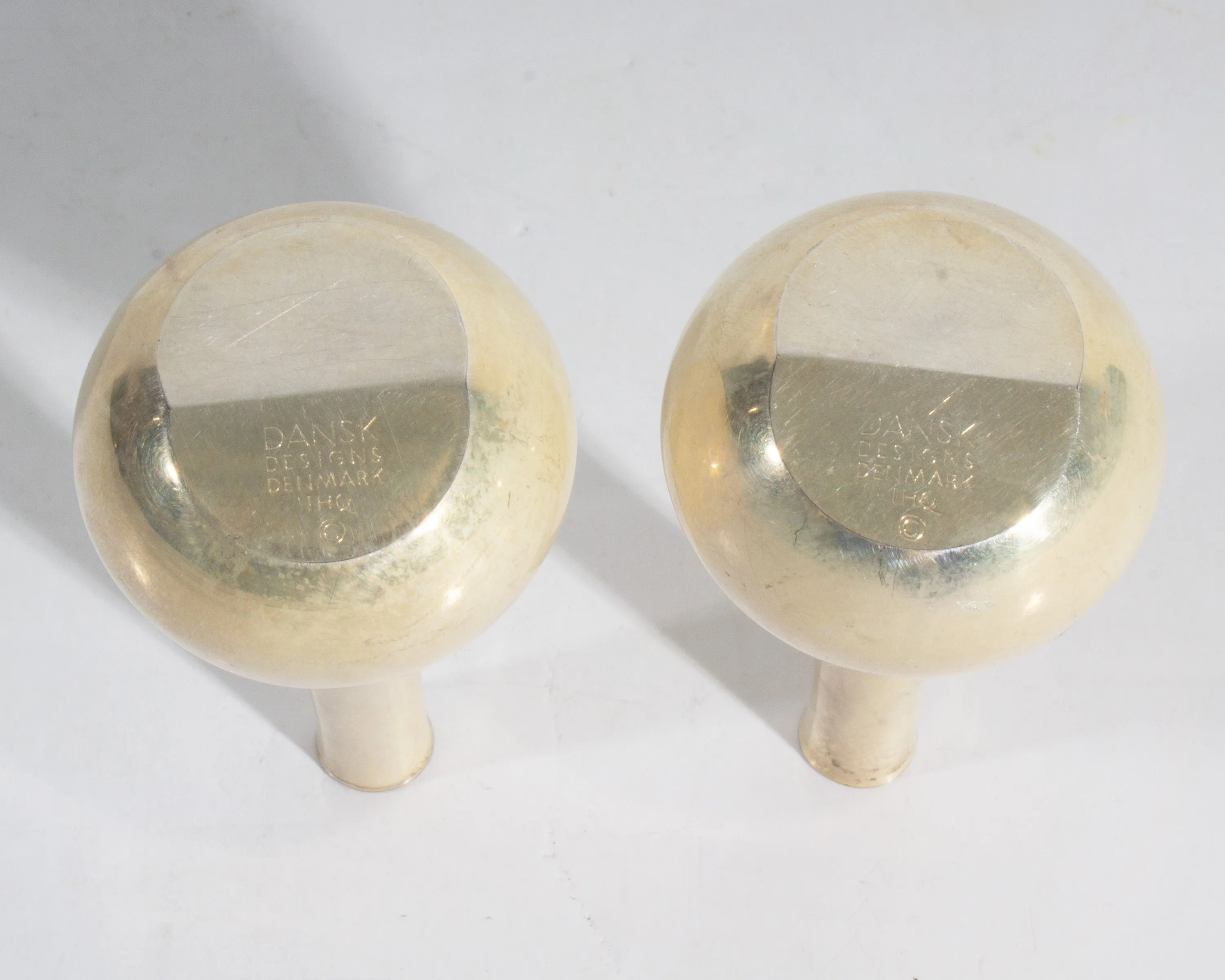 Jens Quistgaard Dansk Designs Silverplate Teardrop Candlestick Holders