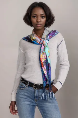 Johnny Was Stallion Silk Scarf C97023-E