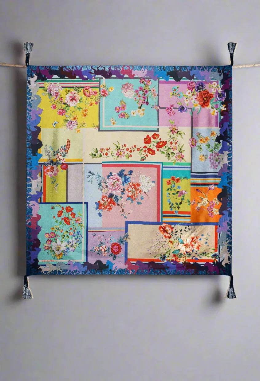Johnny Was Stallion Silk Scarf C97023-E