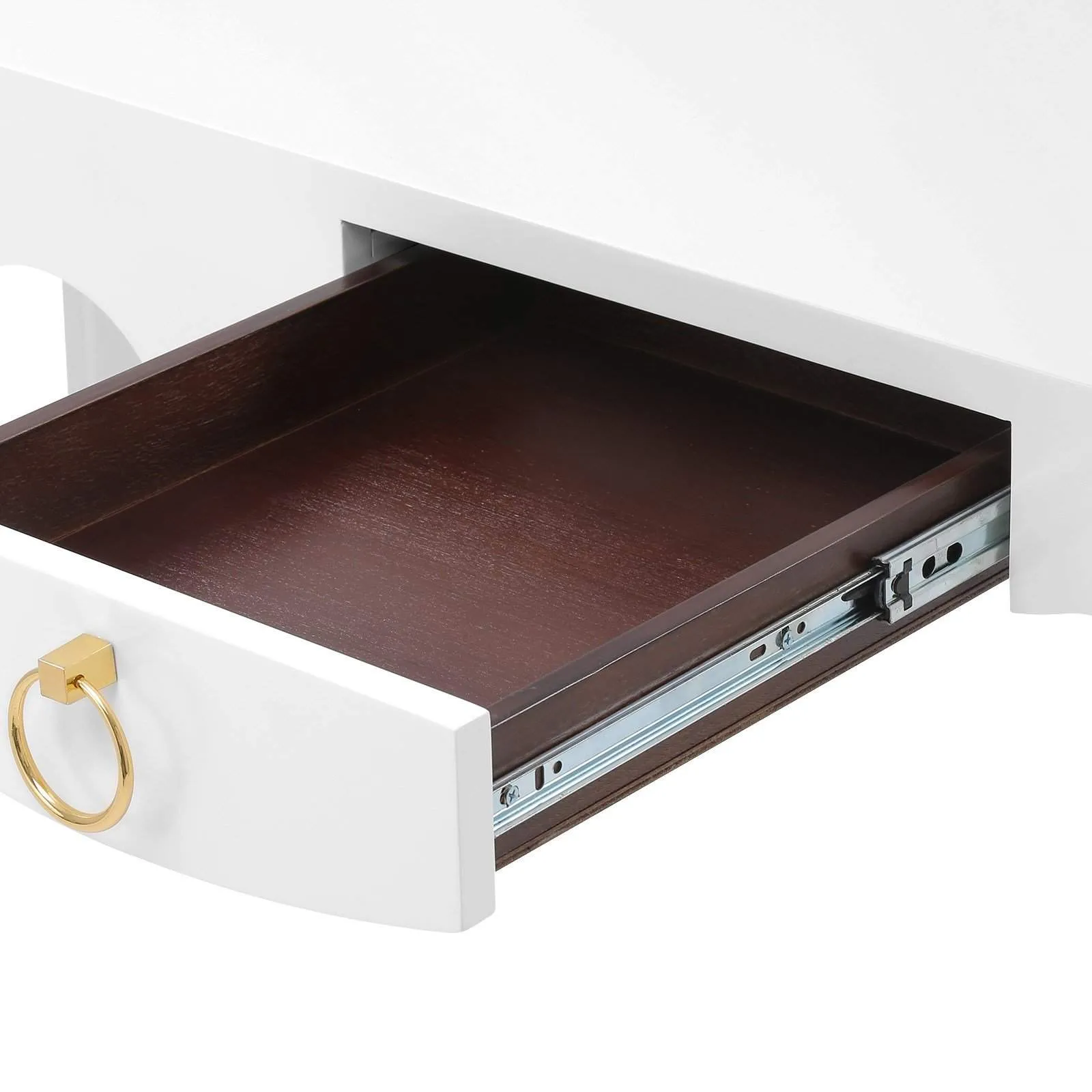Jordan Console/Desk / Chiffon White