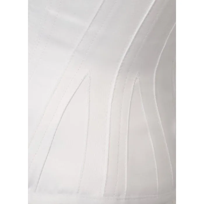 Kadecia Overbust White Steel Boned Corset
